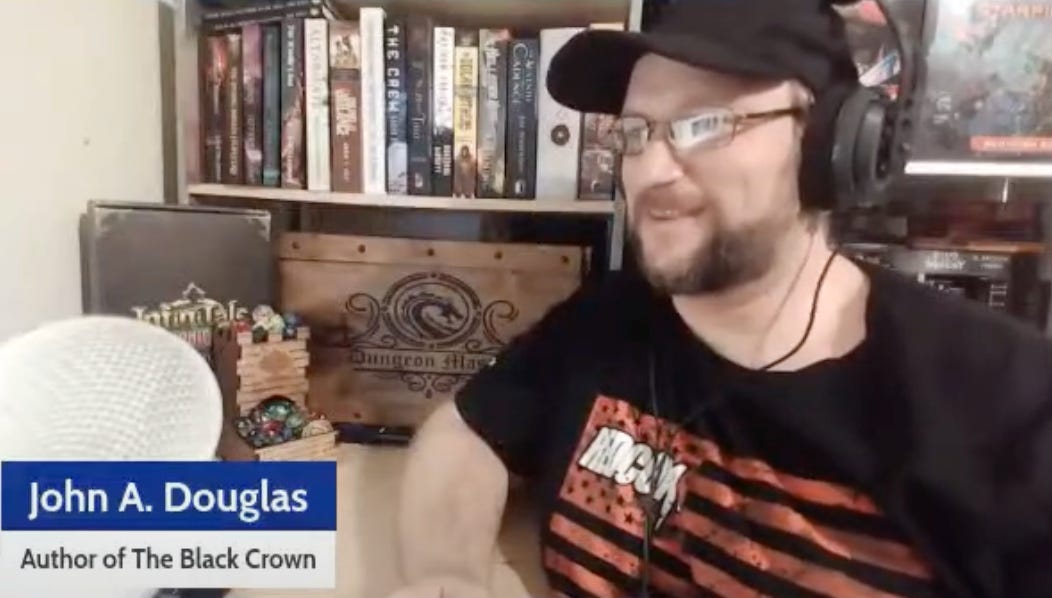 YouTube Permanently Bans Fantasy Author John A. Douglas Without Giving Any Substantive Reason