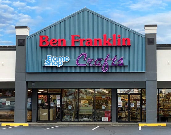 Ben Franklin Crafts and Frame Shop store in Bonney Lake, WA