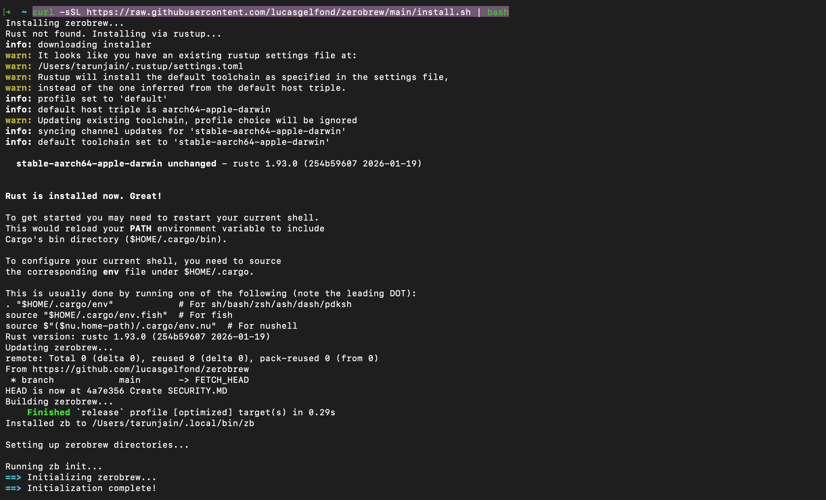 Homebrew, but fast. Mac users, you're gonna love this.
