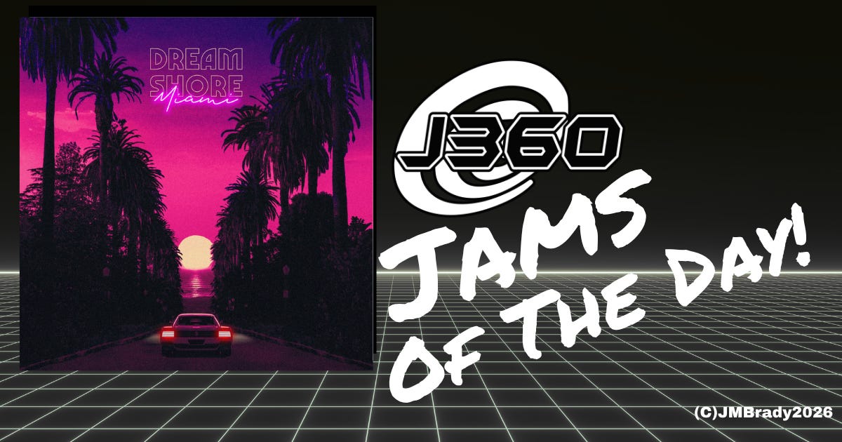 Promotional image for J360 Productions Jams Of The Day showcasing the song Vision by Dreamshore from his Miami Album. Promotional image for J360 Productions Jams Of The Day showcasing the song Vision by Dreamshore from his Miami Album.