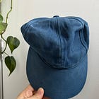 Dyeing my best baseball hat with Winona of Green Matters Dye Co