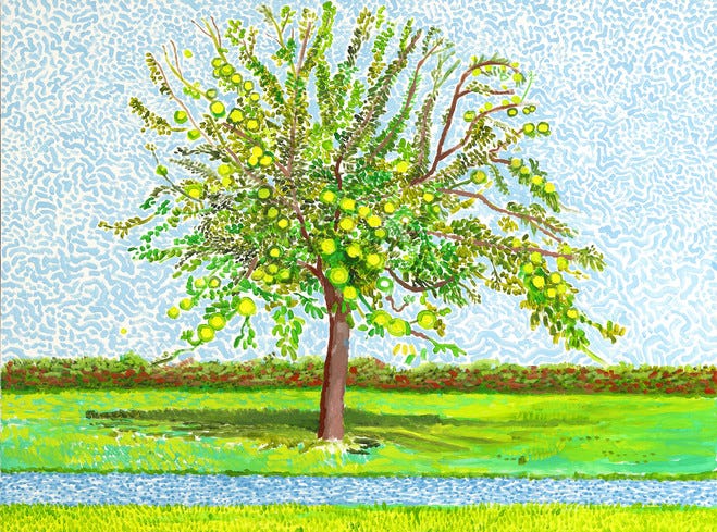 David Hockney — Ma Normandie — Galerie Lelong & Co — Exposition — Slash  Paris