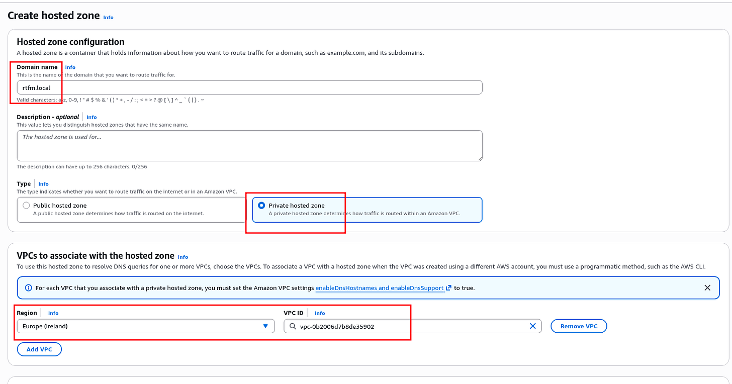 AWS: basic infrastructure setup for WordPress