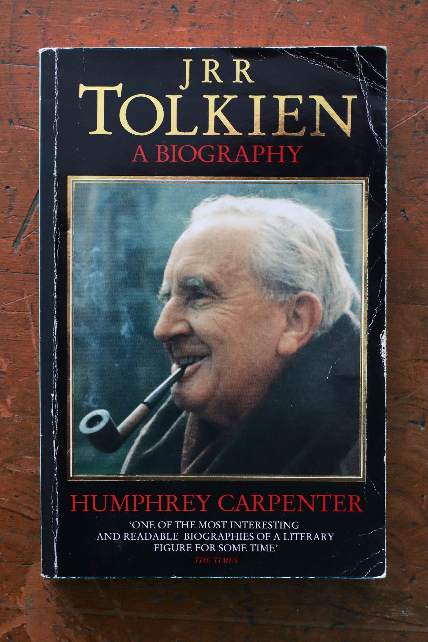 Paperback of Tolkien biography by Humphrey Carpenter