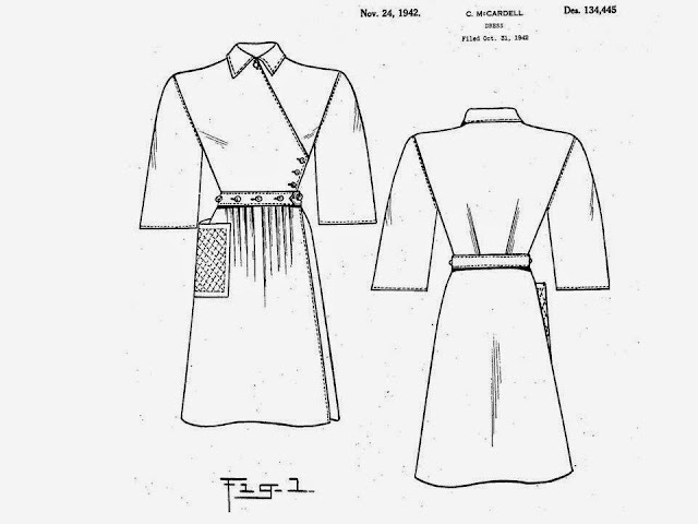 Diagram of the front and back of the dress Diagram of the front and back of the dress