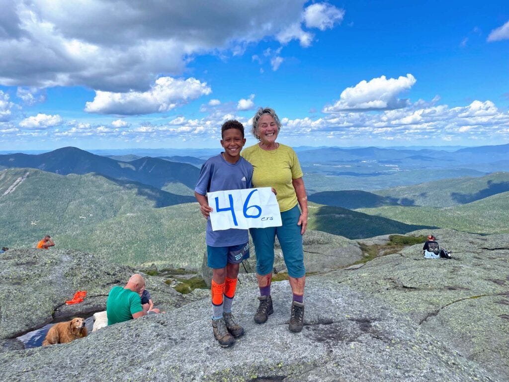 Summit of Mt. Marcy — the final peak.