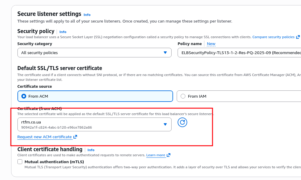 AWS: basic infrastructure setup for WordPress