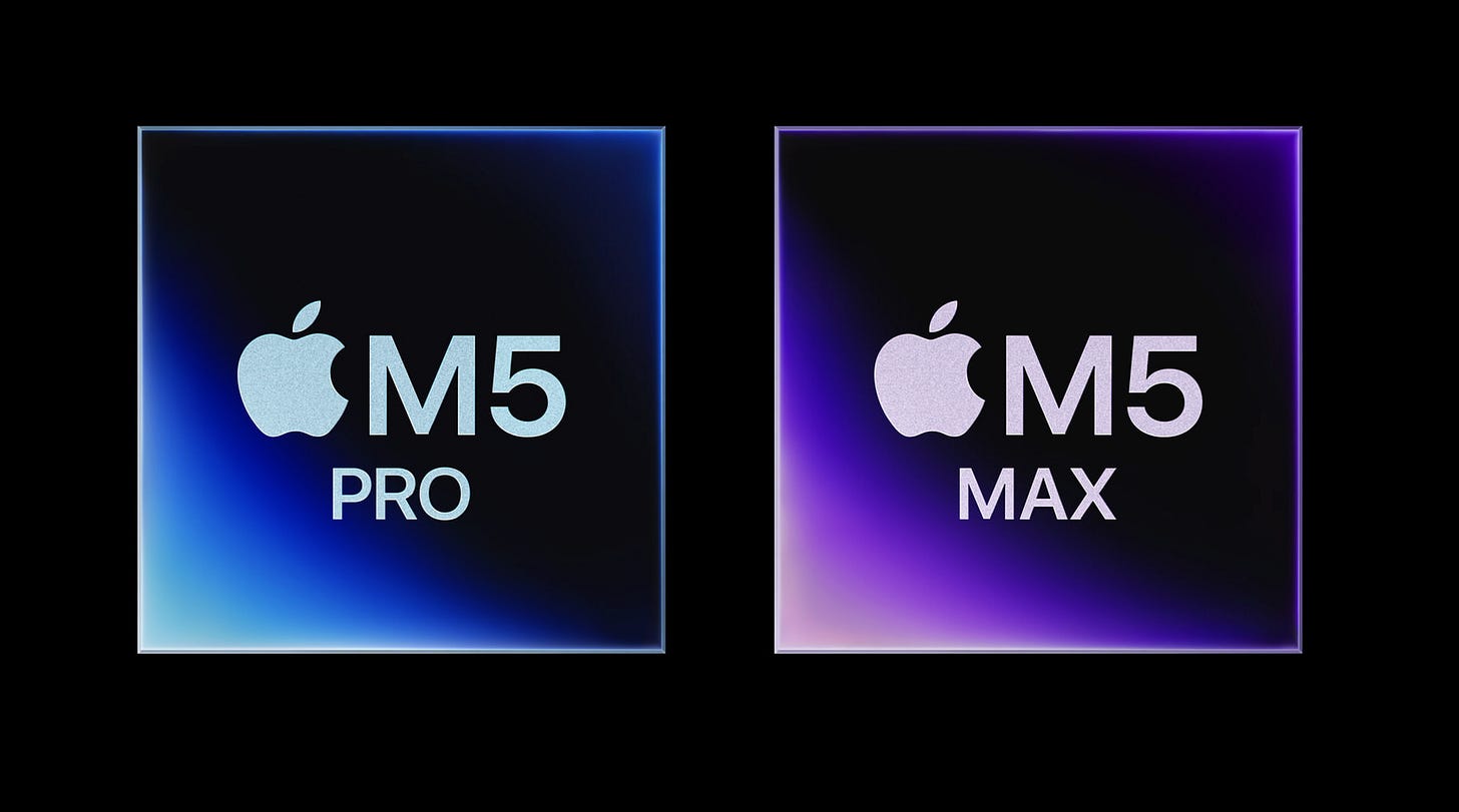 Apple unveils M5 Pro and M5 Max chips with new 'Fusion Architecture' | TechCrunch Apple unveils M5 Pro and M5 Max chips with new 'Fusion Architecture' | TechCrunch