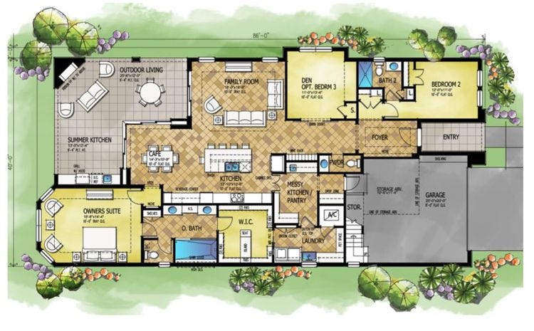 Plan of house