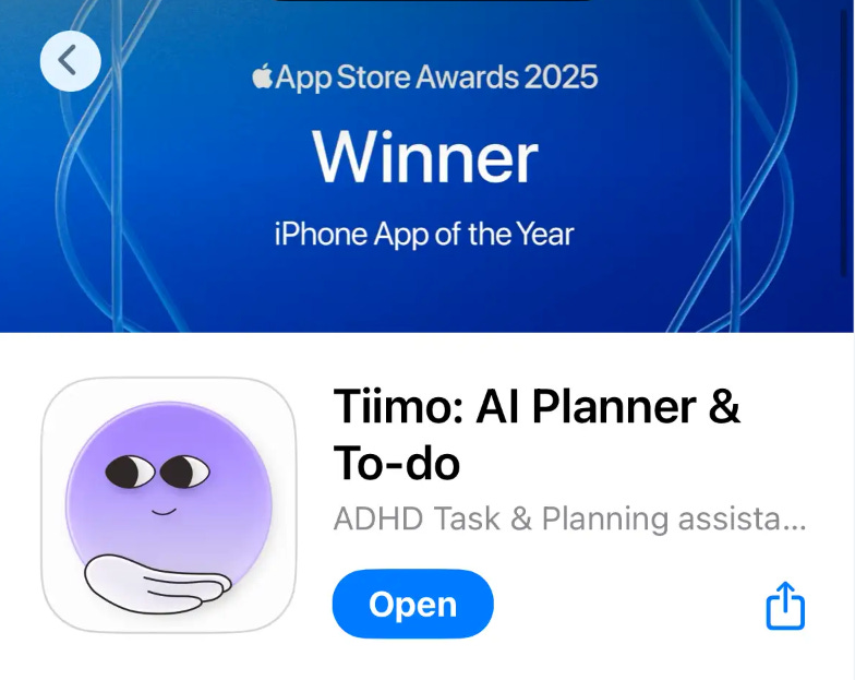 App of the Year: Tiimo