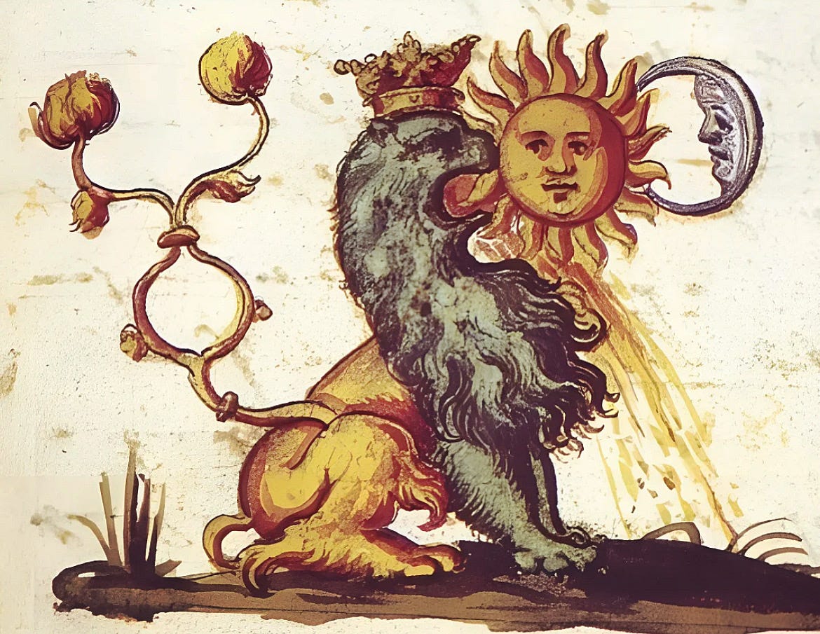 Leon Devorando El león verde: un símbolo alquímico misterioso