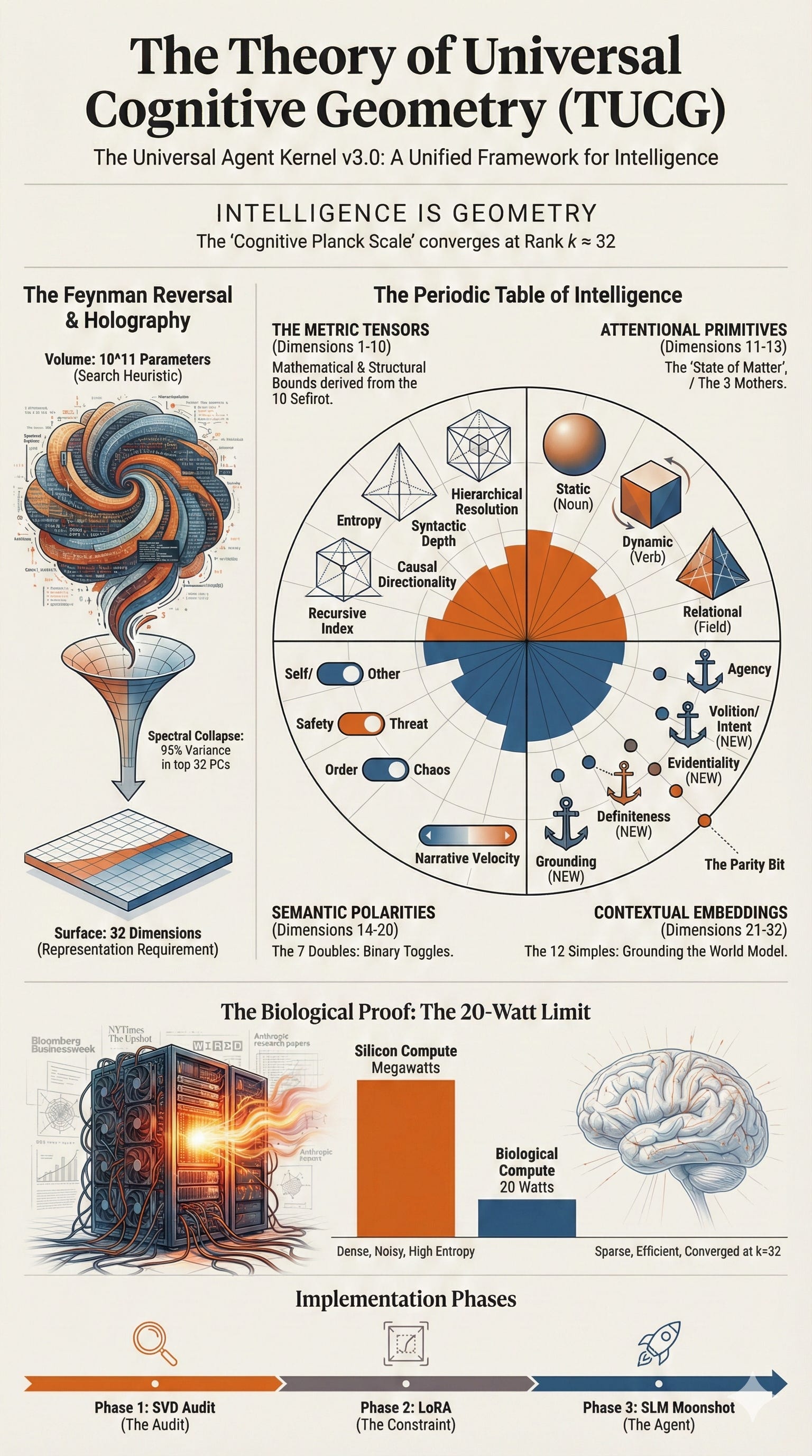 The Geometry of Intelligence