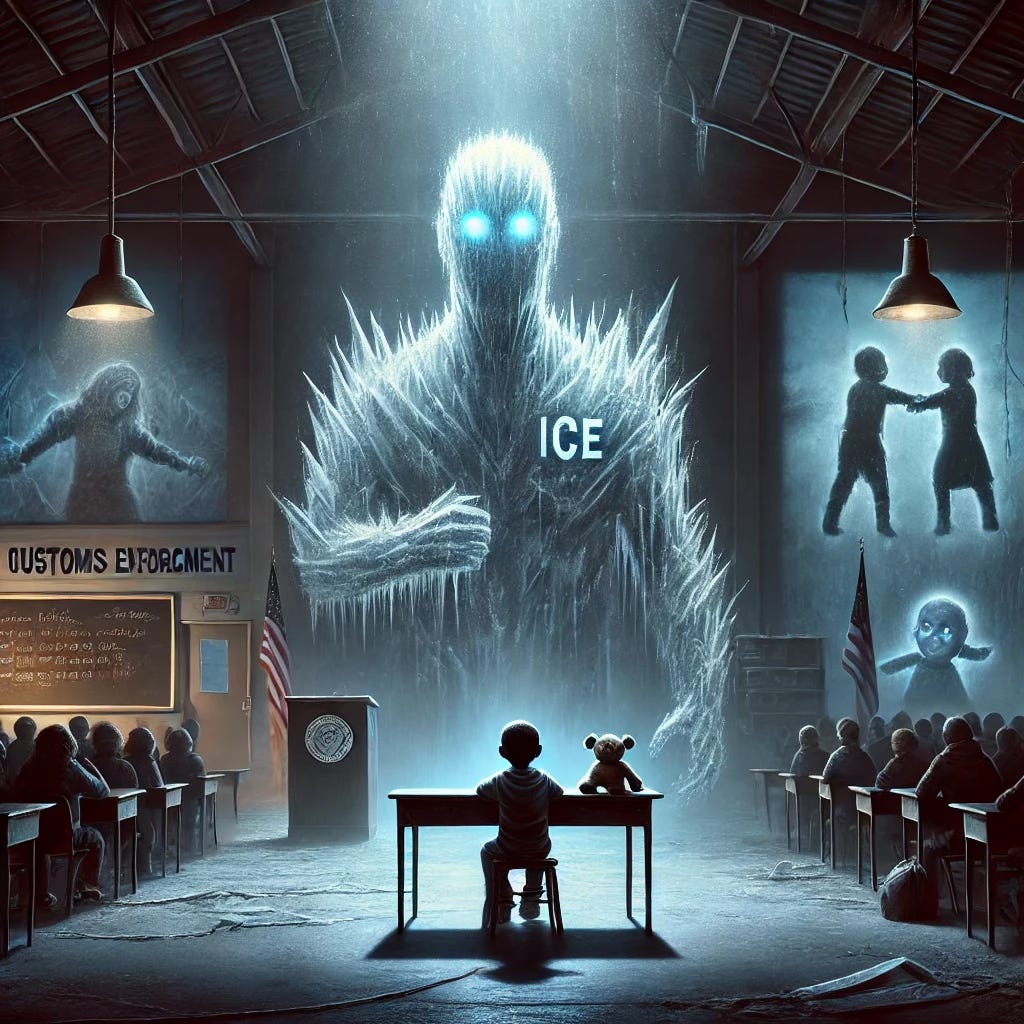 FUCK ICE: The Devouring Father EATS the Baby.