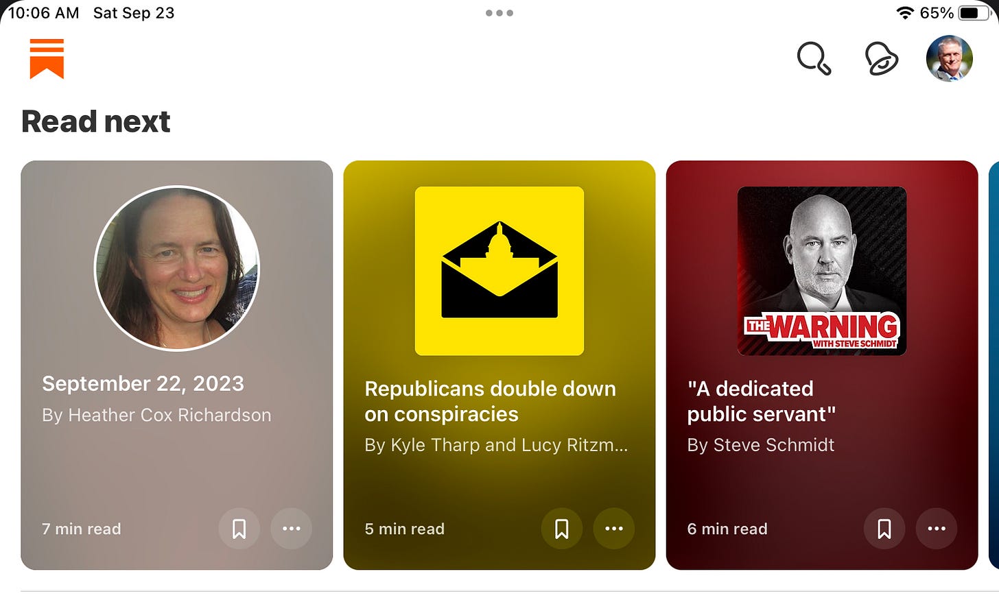 Screenshot: Letters from an American Substack preview card