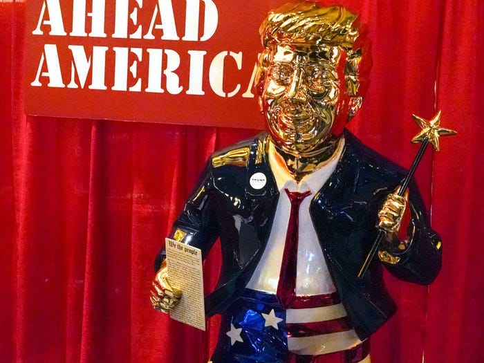 The Statue of Donald Trump at CPAC Was Made in Mexico - Business Insider