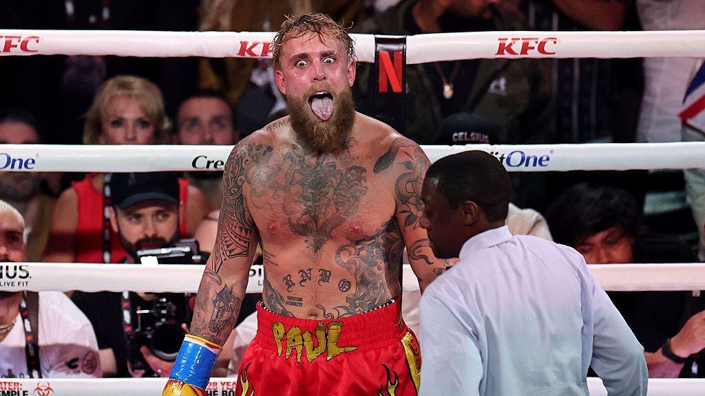 Jake Paul vs Anthony Joshua: Briton wins in sixth round of heavyweight  mismatch - BBC Sport