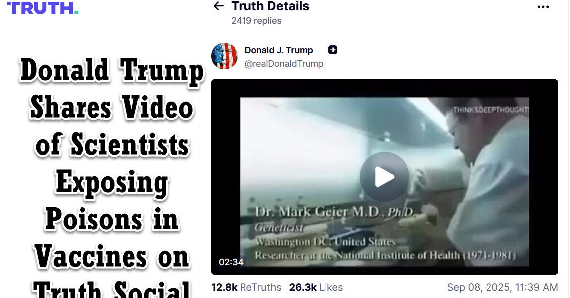 Trump Tweets Drs. David & Mark Geier Video Exposing Neurological Toxin ...