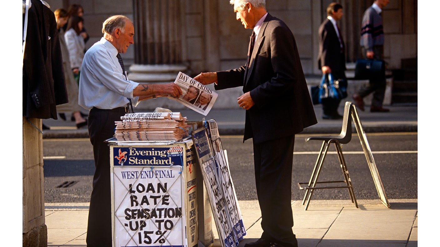 16 September 1992: Black Wednesday sees sterling crash out of the ERM | MoneyWeek