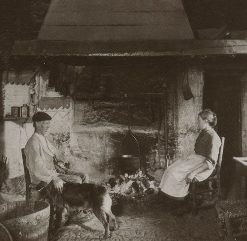 Inside the Irish Cottage | Ireland history, Irish cottage, Ancient ireland