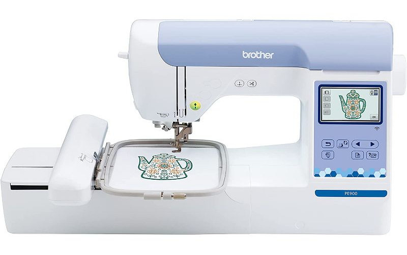 Brother PE900 5" x 7" Embroidery Machine with Wireless LAN, 1 of 8 Brother PE900 5" x 7" Embroidery Machine with Wireless LAN, 1 of 8