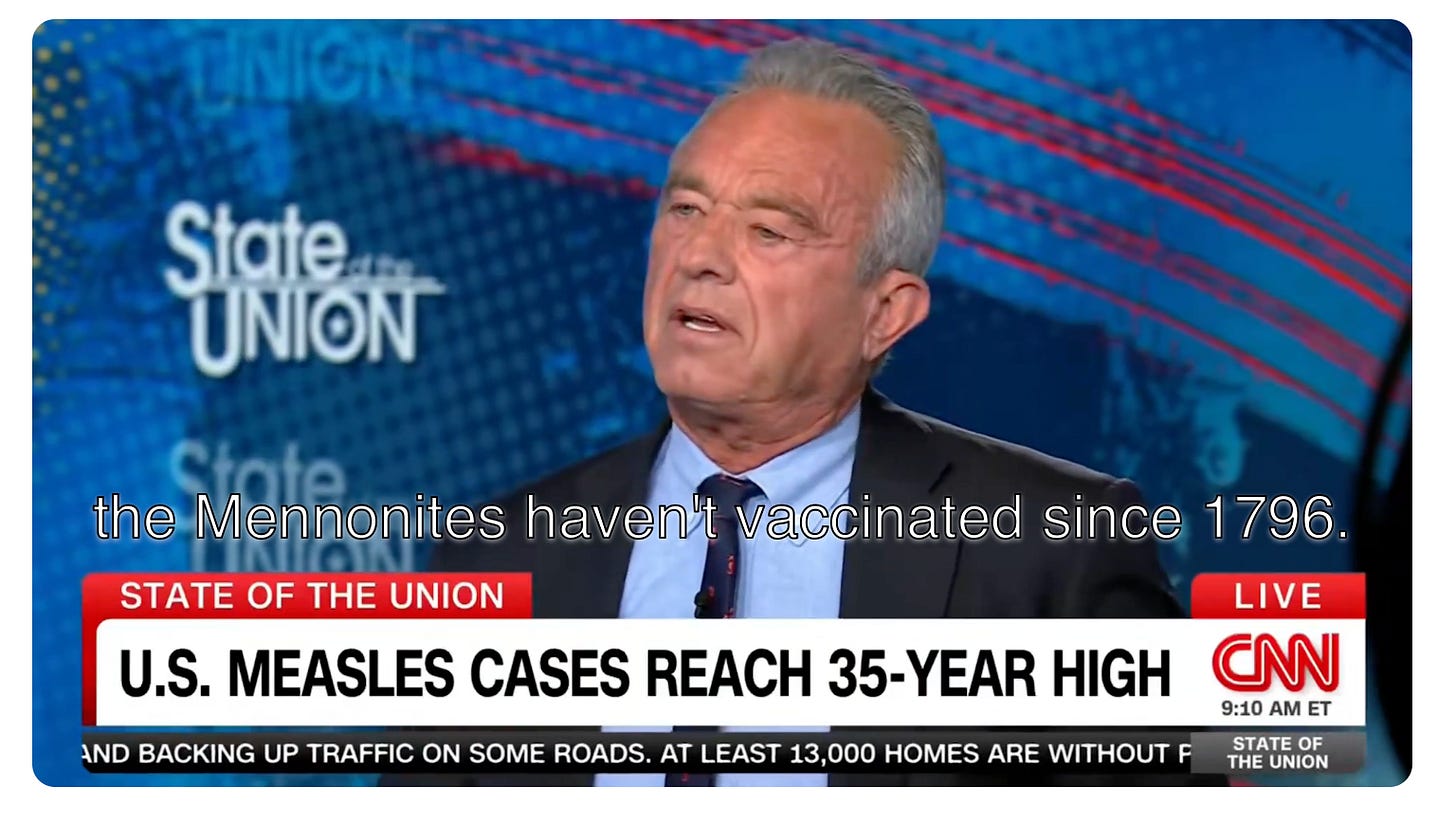 Something else that RFK, Jr has lied about… Something else that RFK, Jr has lied about…