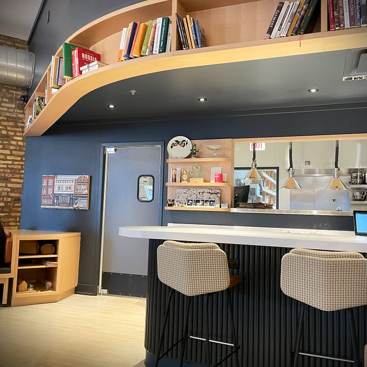 The interior of Daisies in Chicago, Illinois