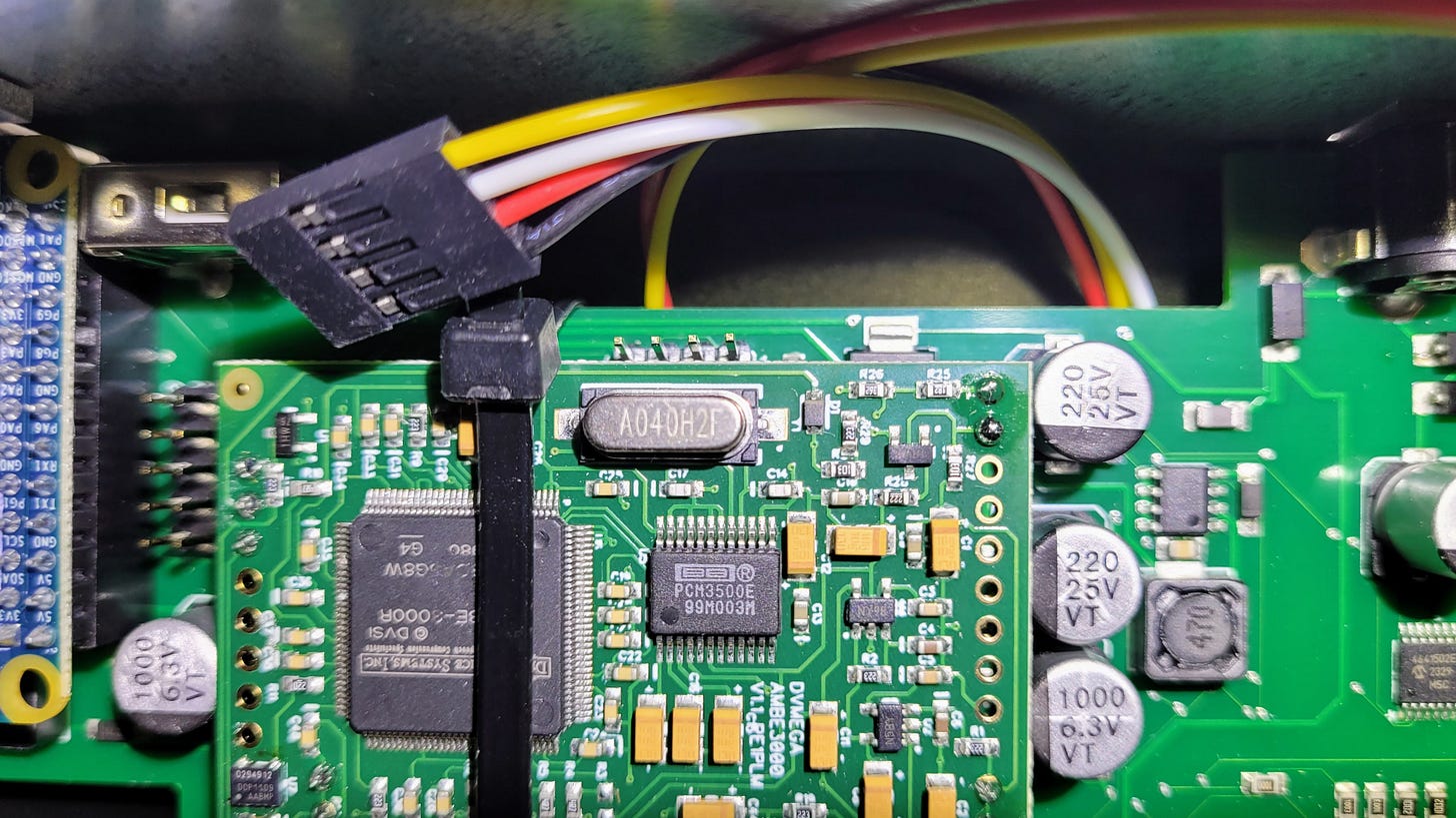 LED wire harness was not connected