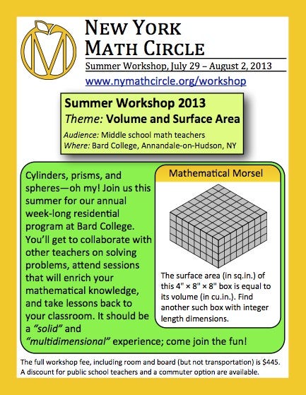 NYMC Summer Workshop