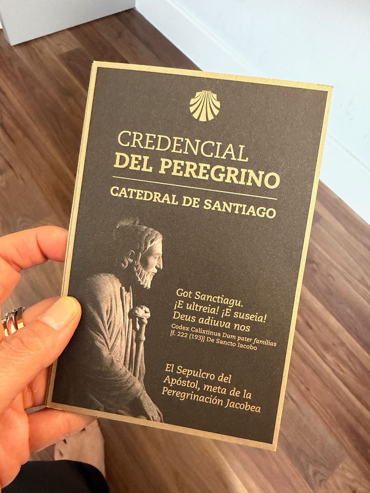 Bosques de Galicia y la credencial del Peregrino