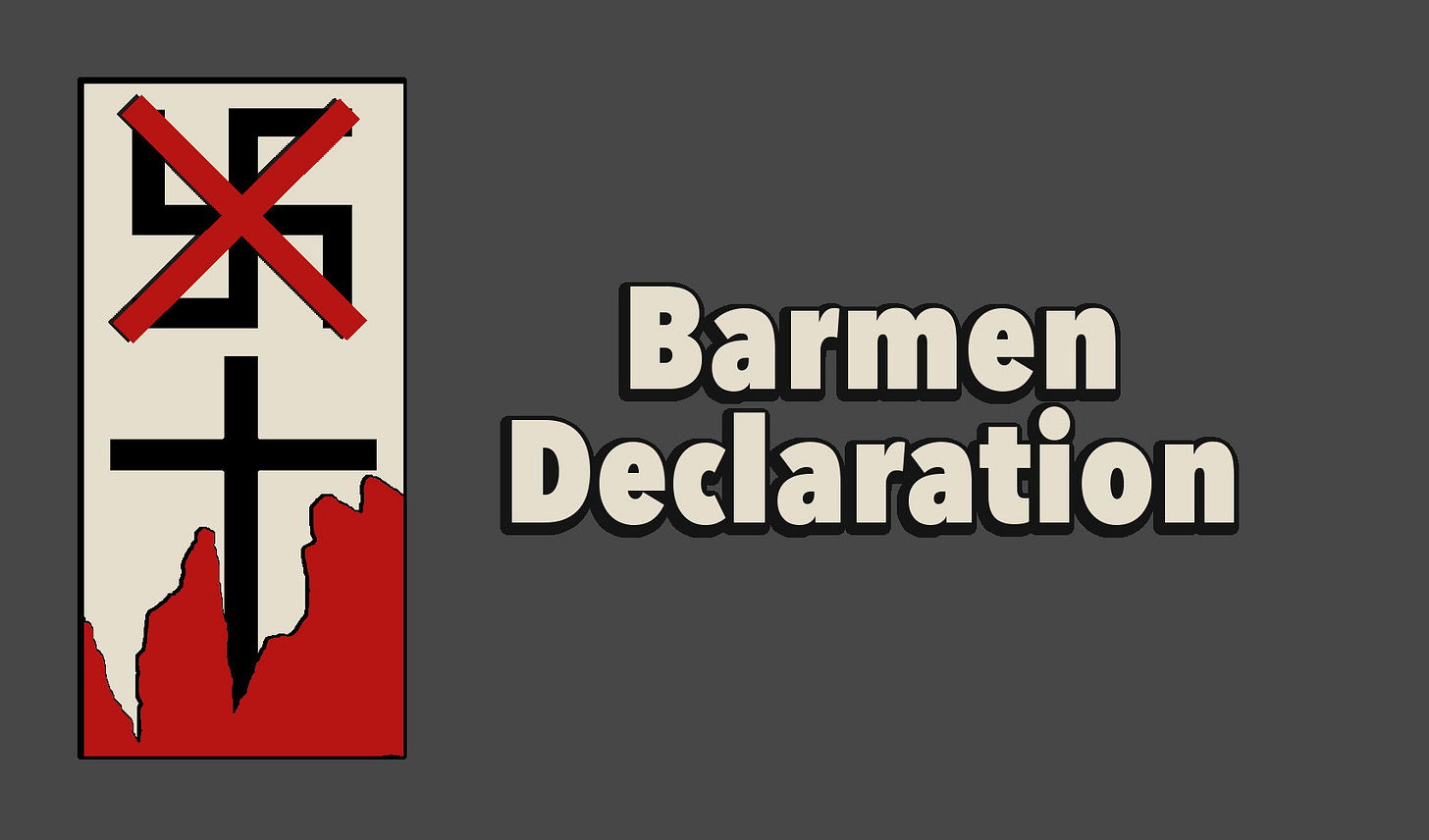 Karl Barth and the Barmen Declaration (1934) | The PostBarthian