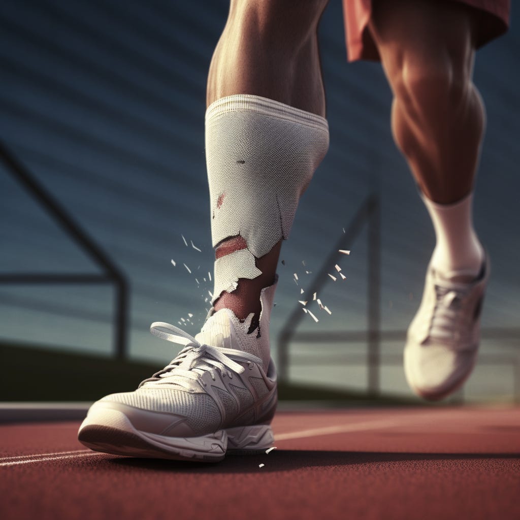 injured athlete