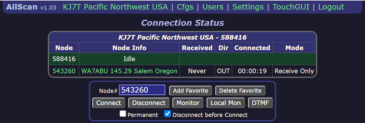AllScan header after updating AllScan header after updating