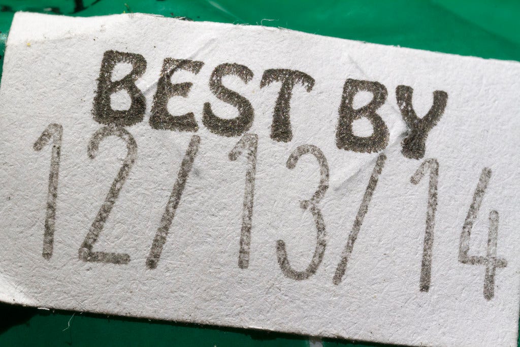 It can't get any better. | "Best by" label for a loaf of bre… | Flickr