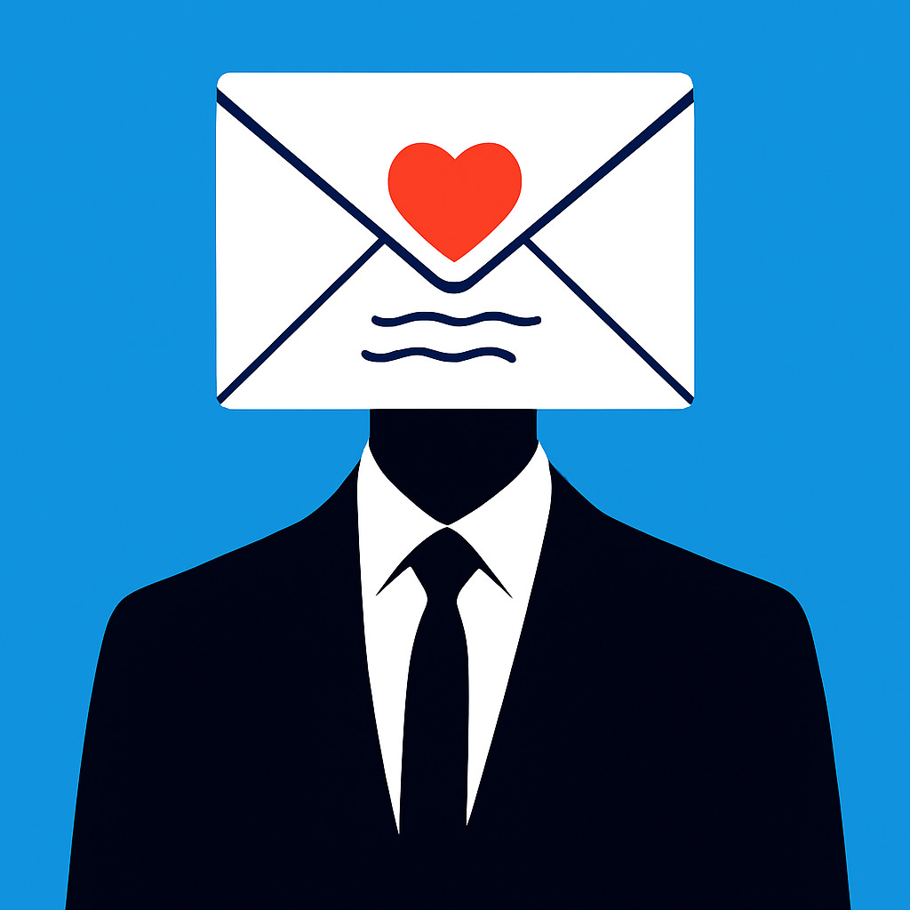 Cartas no caderno esquecido