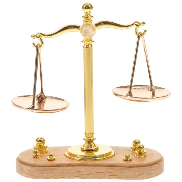 1 Set Scales Decor Miniature Weight Vintage Scales Dollhosue Furniture Home Decor Scales Weight Scale for Kids