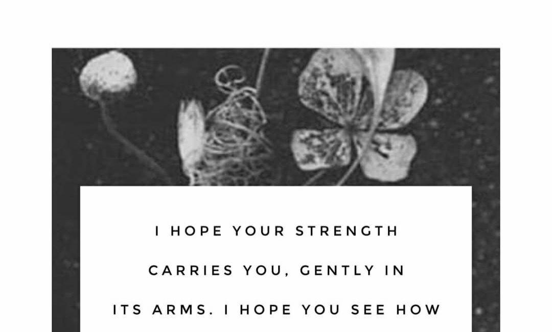 I Hope You See How Far You Have Come