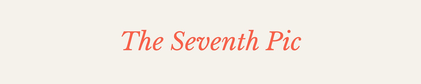 Section banner: The Seventh Pic. The meme of the week. Section banner: The Seventh Pic. The meme of the week.