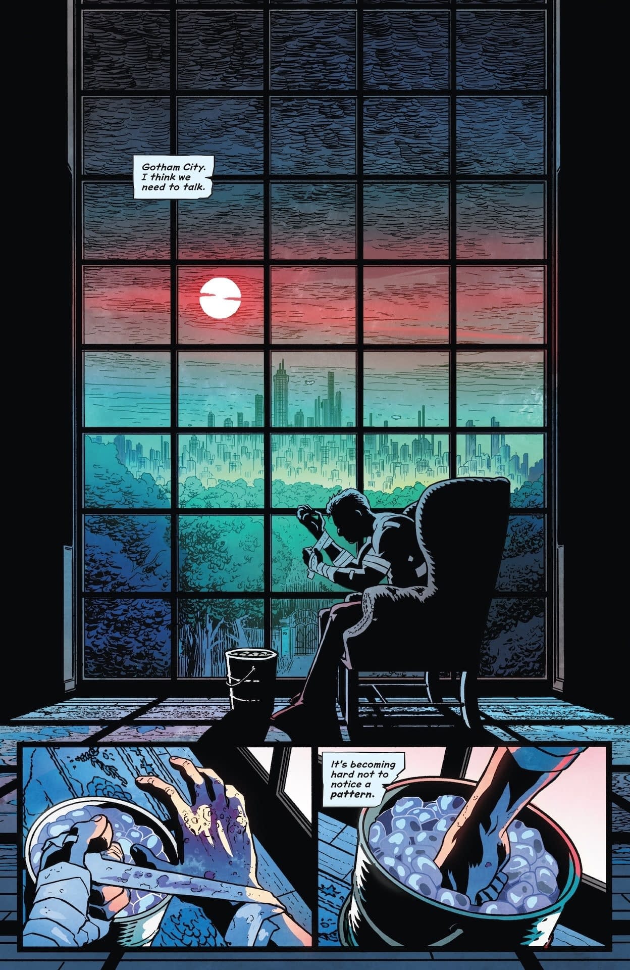 Batman: Dark Patterns #7 Preview: Murder Served Extra Crispy