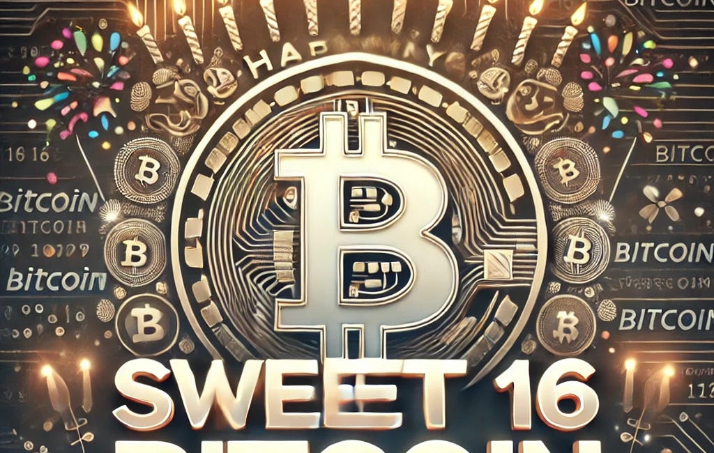 Happy Sweet 16, Bitcoin!