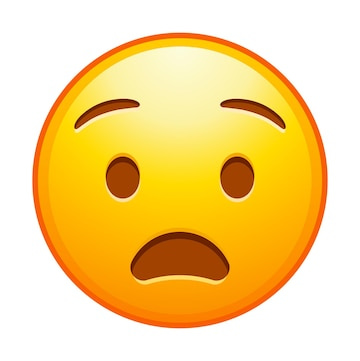 Premium Vector | Top quality emoticon Astonished emoji ...