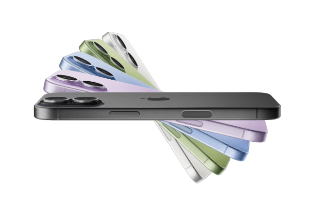 iPhone 17 features the Center Stage front camera, a fantastic 48MP Dual Fusion camera system, a bigger and brighter 6.3-inch display with ProMotion, and great all-day battery life. iPhone 17 features the Center Stage front camera, a fantastic 48MP Dual Fusion camera system, a bigger and brighter 6.3-inch display with ProMotion, and great all-day battery life.