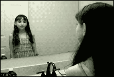 Horror GIF of the Week: There's Something in the Mirror | The Year of  Halloween Horror GIF of the Week: There's Something in the Mirror | The Year of  Halloween