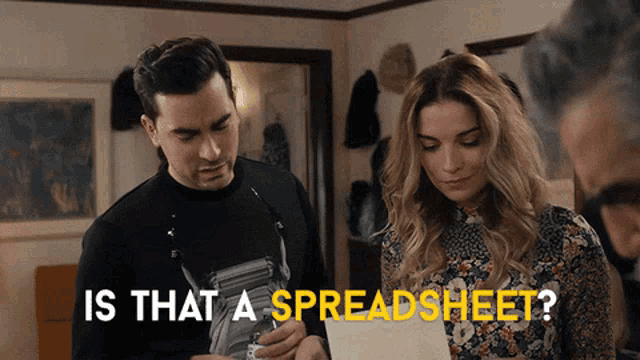 Spreadsheet Excel GIF - Spreadsheet Excel Schitts Creek - Discover & Share  GIFs