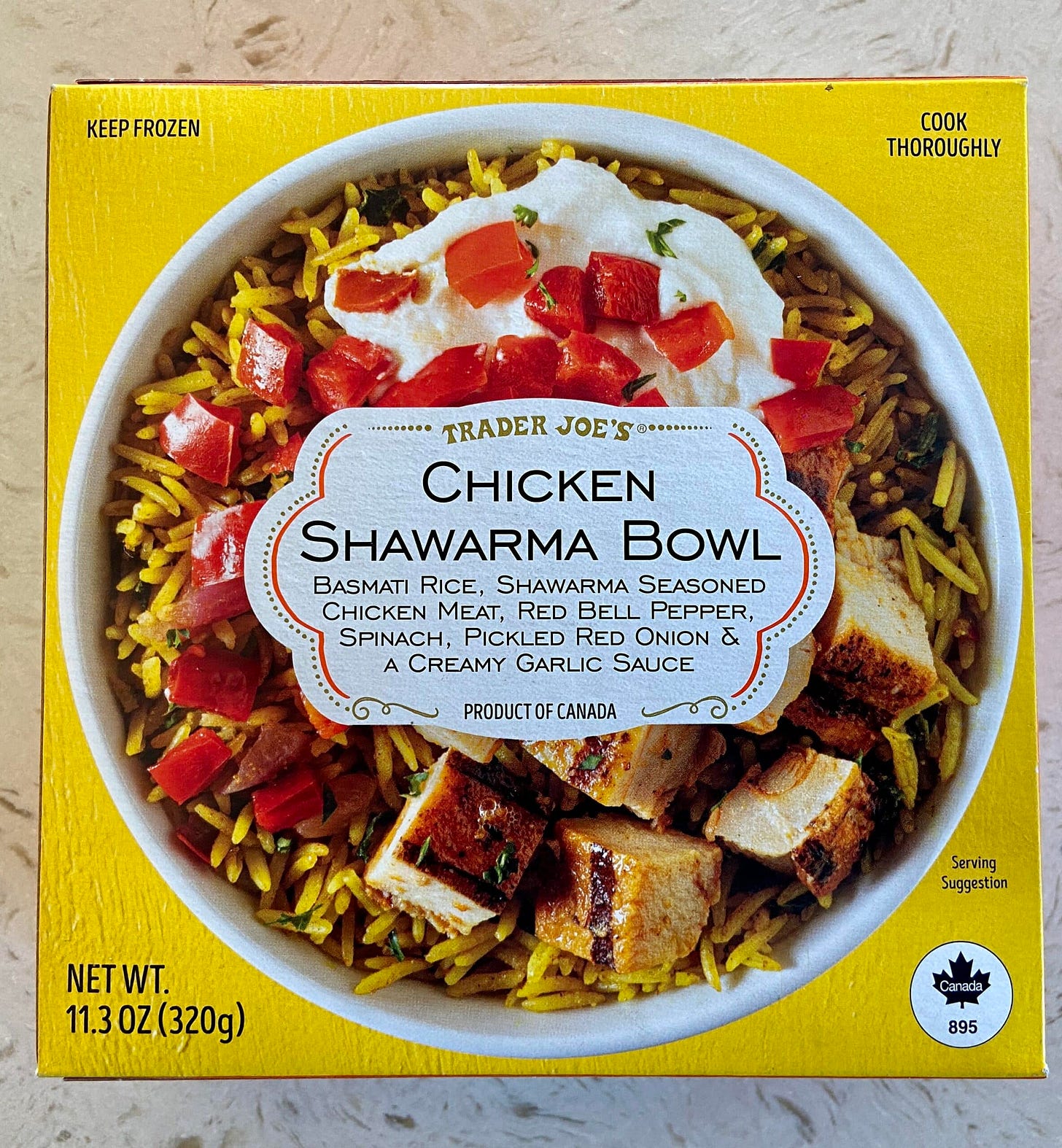 Trader Joe's Chicken Shawarma Bowl