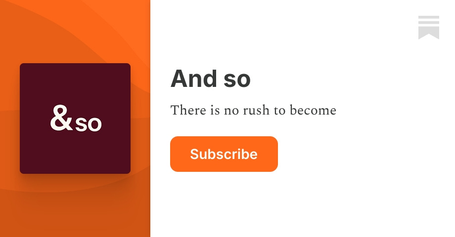 And so | Substack