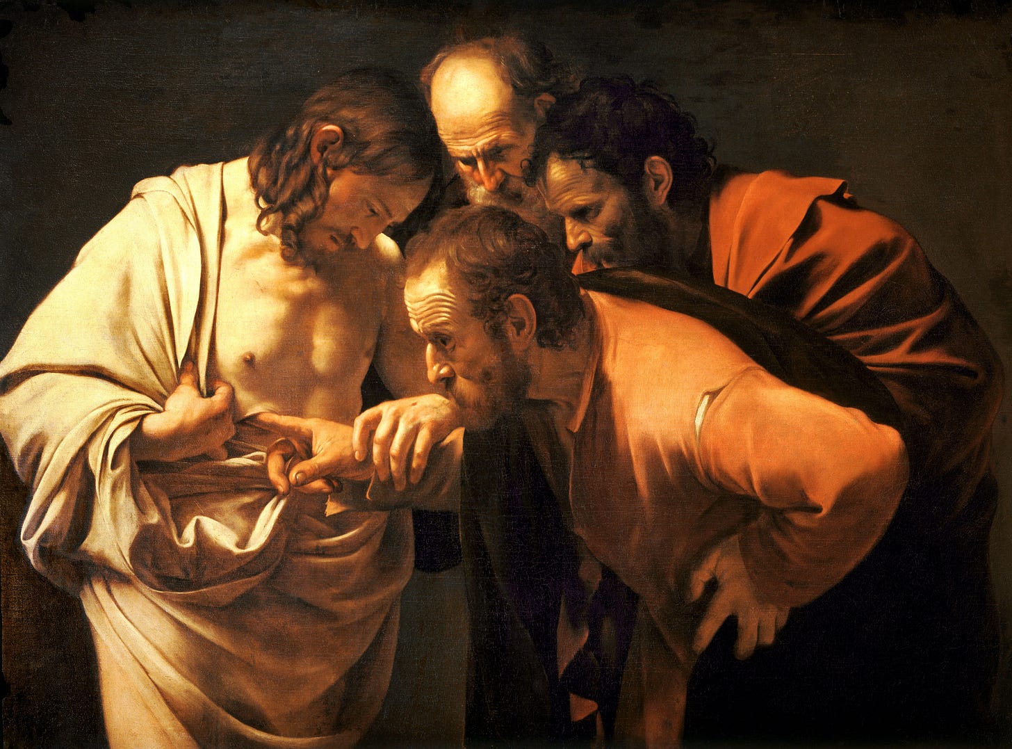File:The Incredulity of Saint Thomas-Caravaggio (1601-2).jpg ...