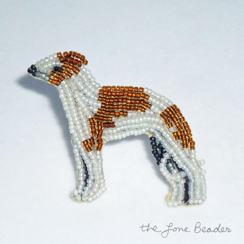 beaded brown white greyhound racing dog pin etsy bead embroidery beadwork gift beaded brown white greyhound racing dog pin etsy bead embroidery beadwork gift