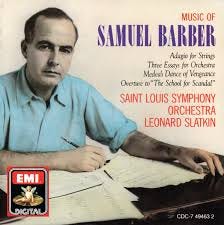 1989: This was the final SLSO recording for EMI. More Barber would follow  on RCA. These covers celebrate my 80th birthday on Sept. 1, tracing the  history of the Slatkin family through