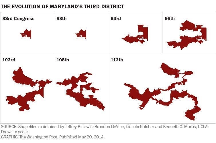 The Gerrymander is not an Endangered Lizard, But it Should Be | by Dan  Heller | Medium