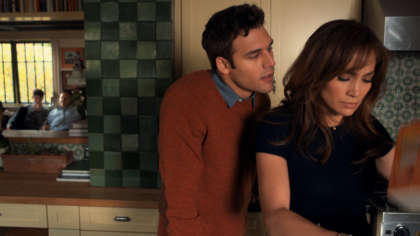 Ryan Guzman menaces Jennifer Lopez in The Boy Next Door